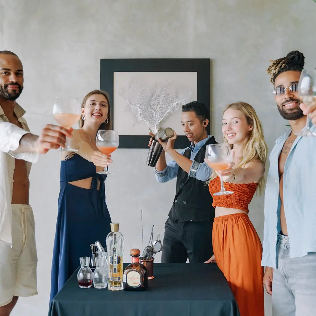 Cocktail craft experience at Canna Bali Beach Club