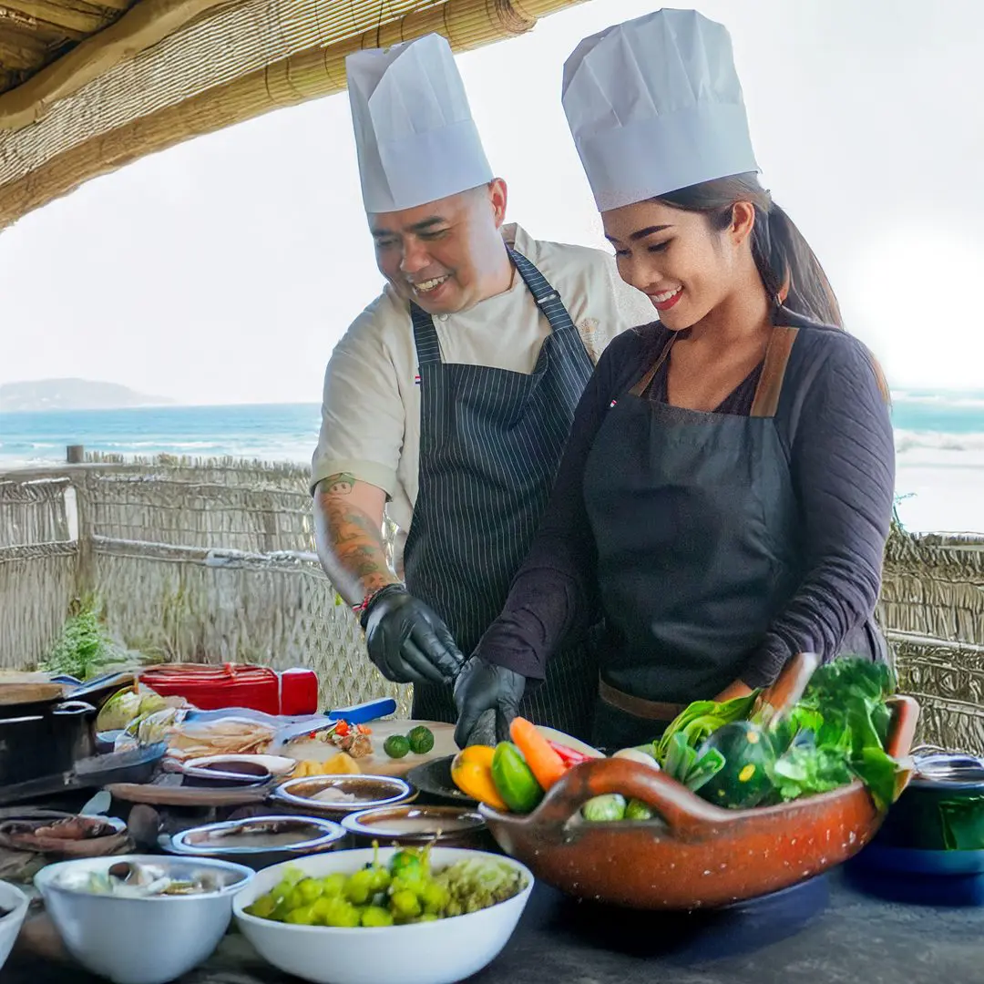 Cooking class experience at Canna Bali Beachfront